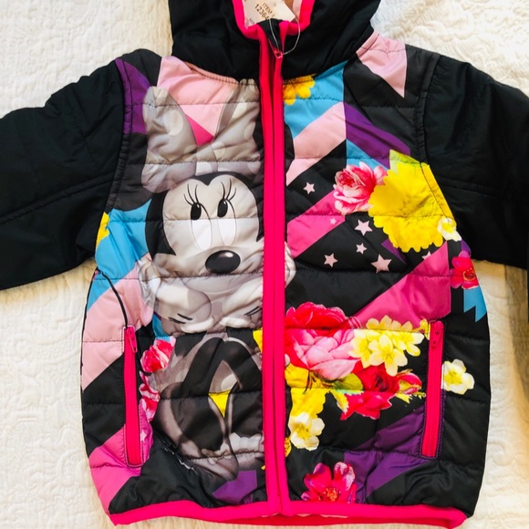 Disney Other - DISNEY Minnie Mouse**Hooded Jacket/ Coat 2T